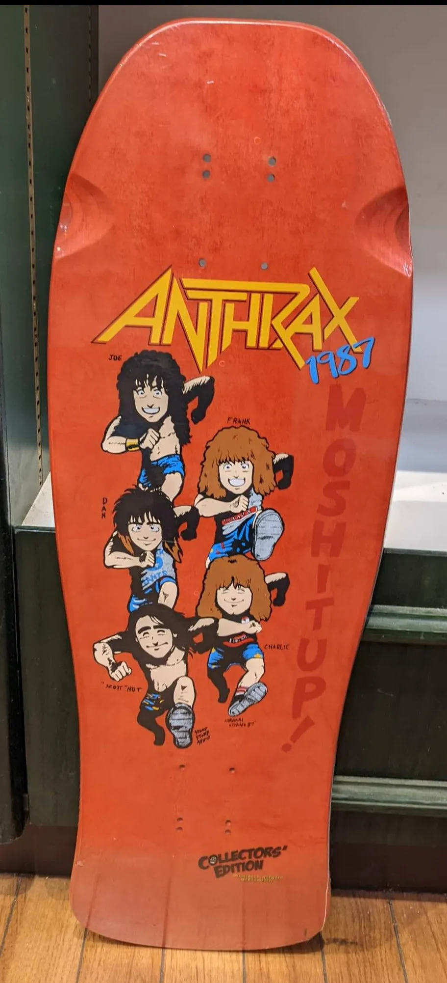 Brand-X Anthrax 1987 Skateboard Deck