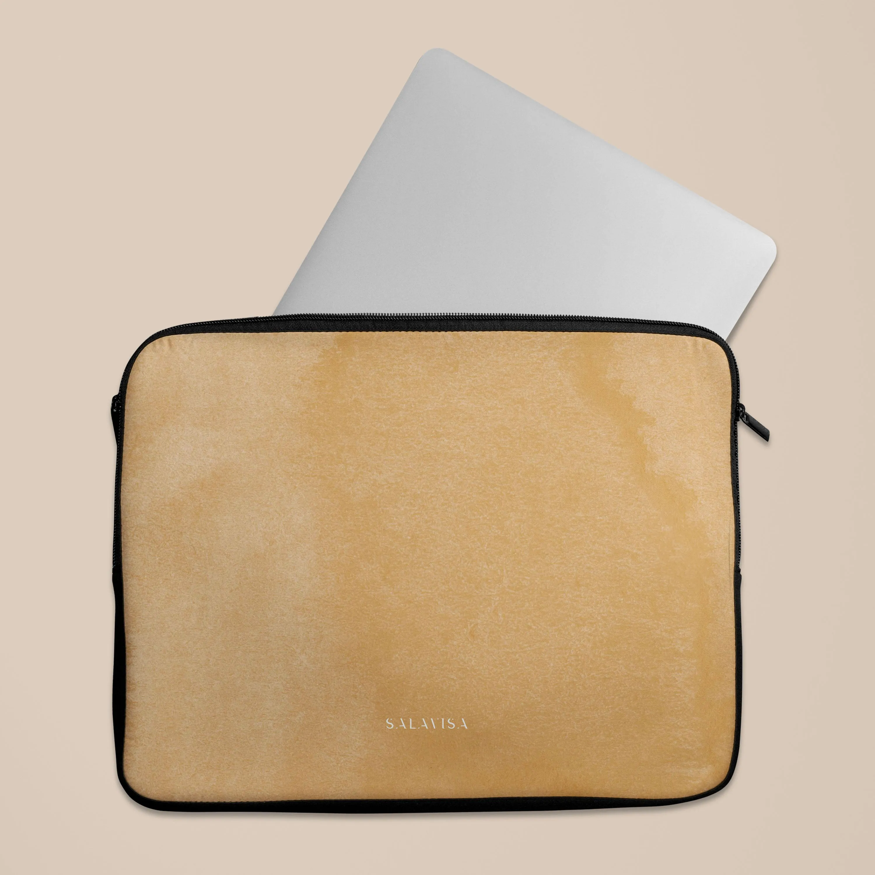 Burnt Yellow Watercolor Laptop Sleeve