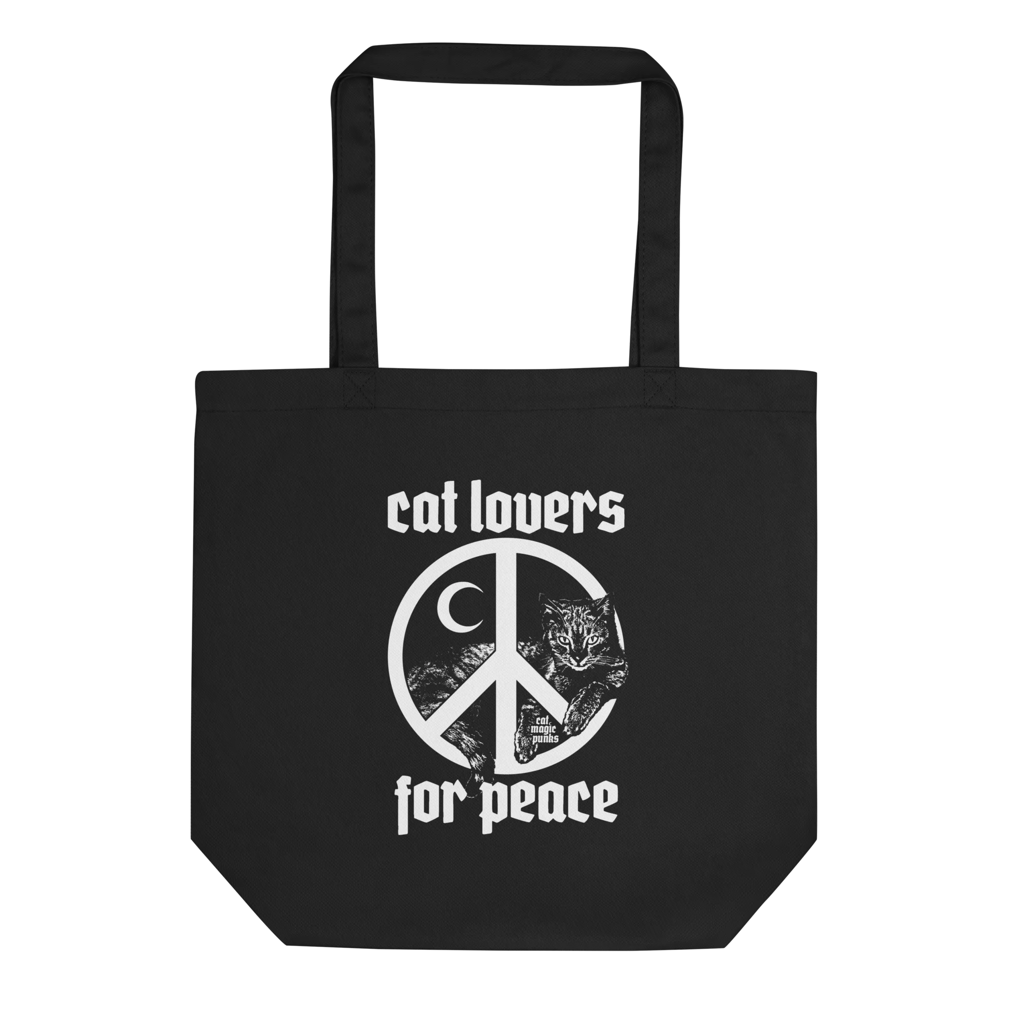 Cat Lovers For Peace Eco Tote Bag