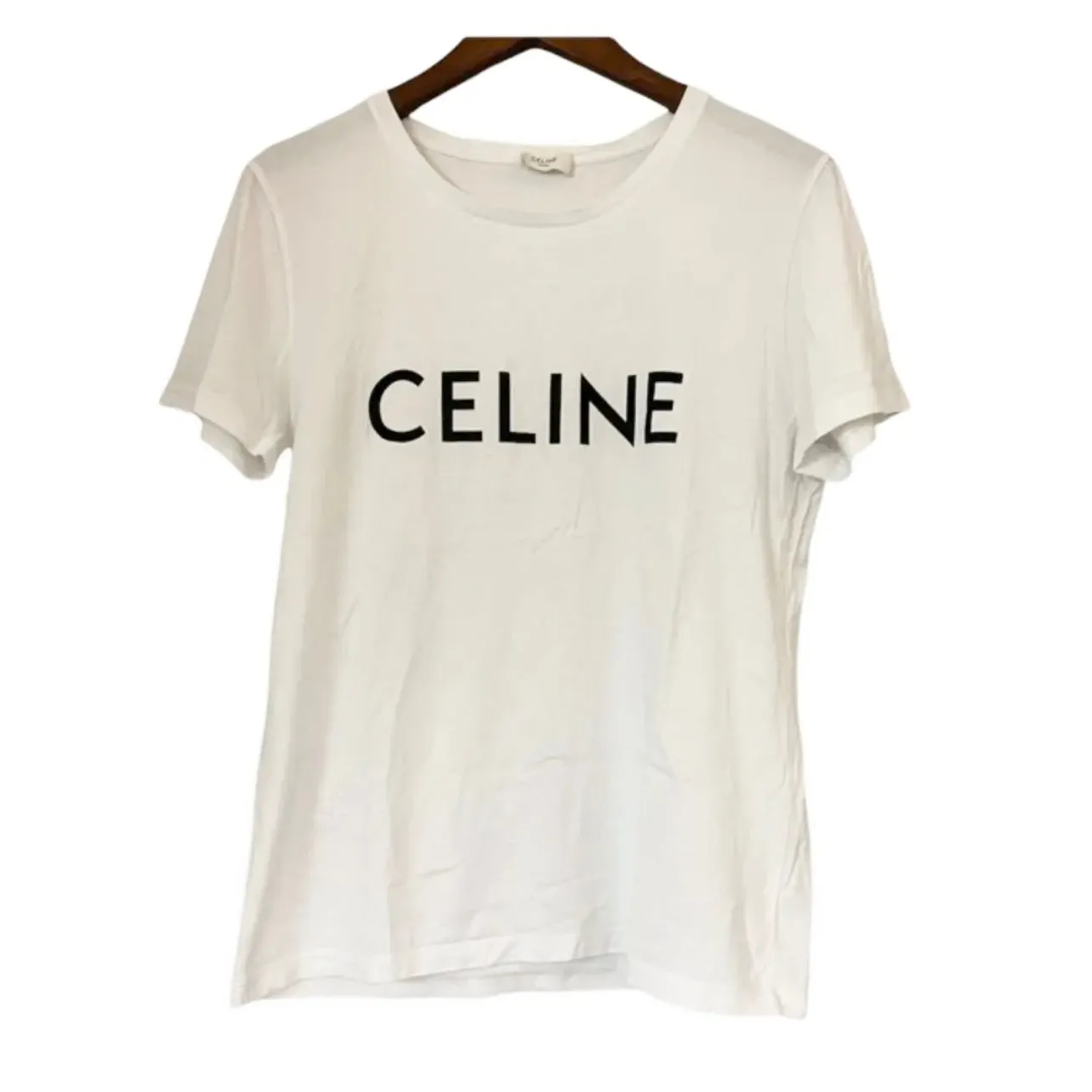 CELINE セリーヌ　ロゴプリントTシャツ