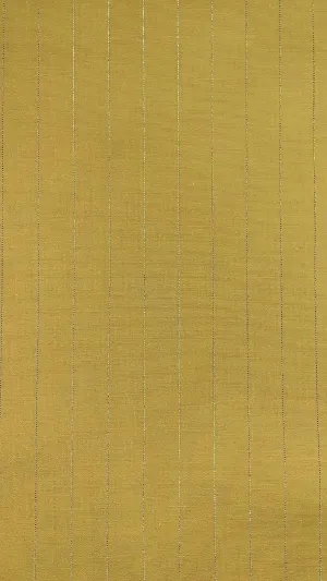 COTTON POPLIN WITH METALLIC STRIPE STRETCHED WOVEN - D# AMET - SHIRTING FABRIC<br><h6>5-YELLOW/SILVER<br>063-CPOXS AMET*</h6>