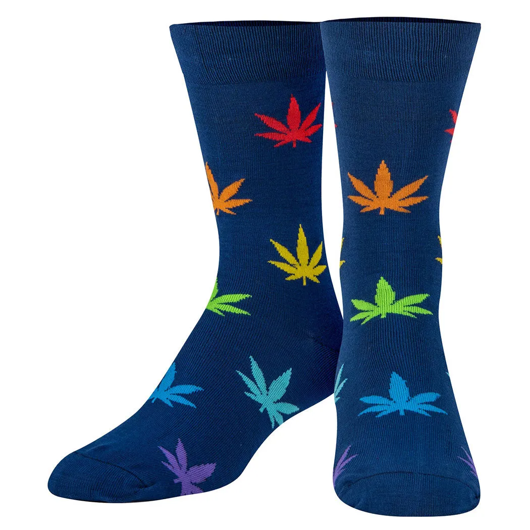 Crazy Socks Smoking Themed Crew Socks