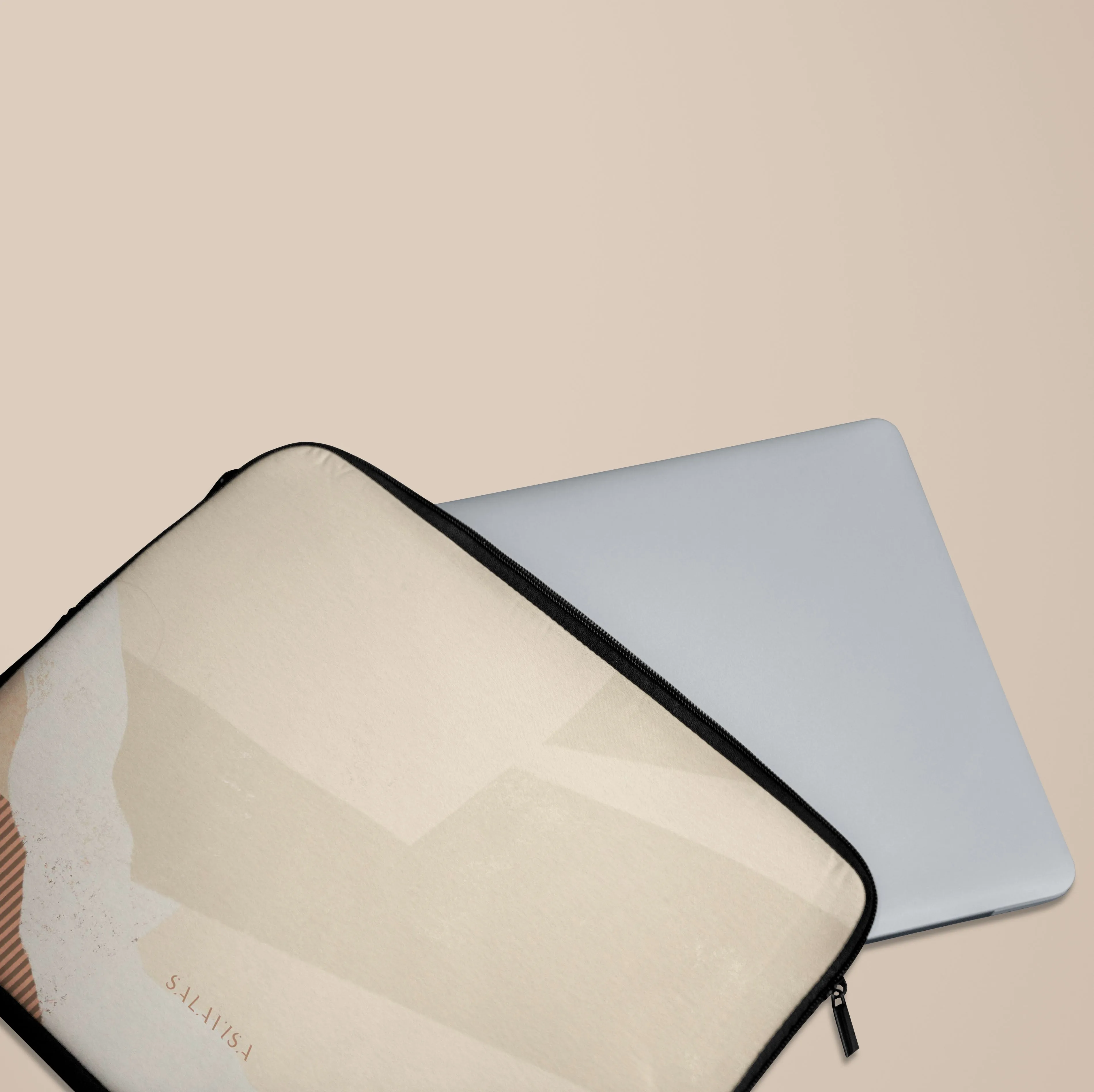 Cream Organic Laptop Sleeve