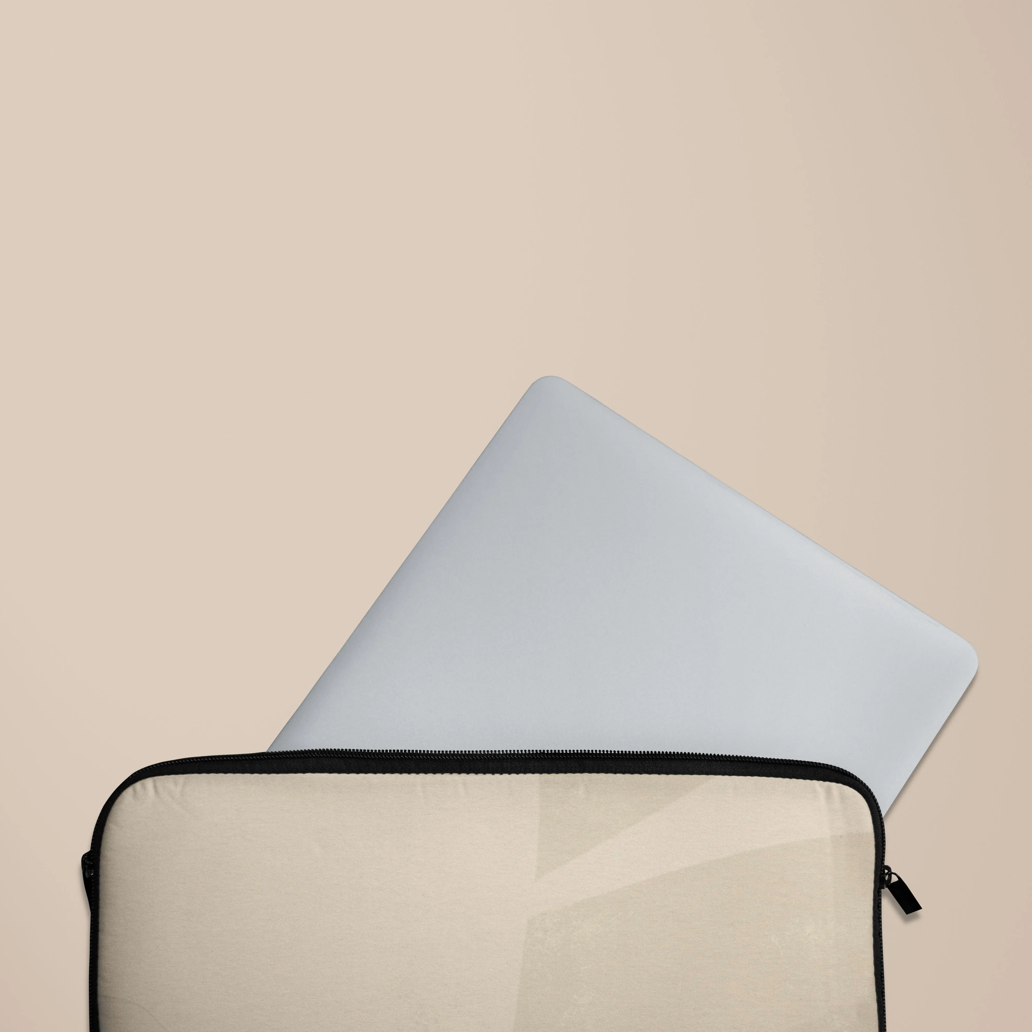 Cream Organic Laptop Sleeve