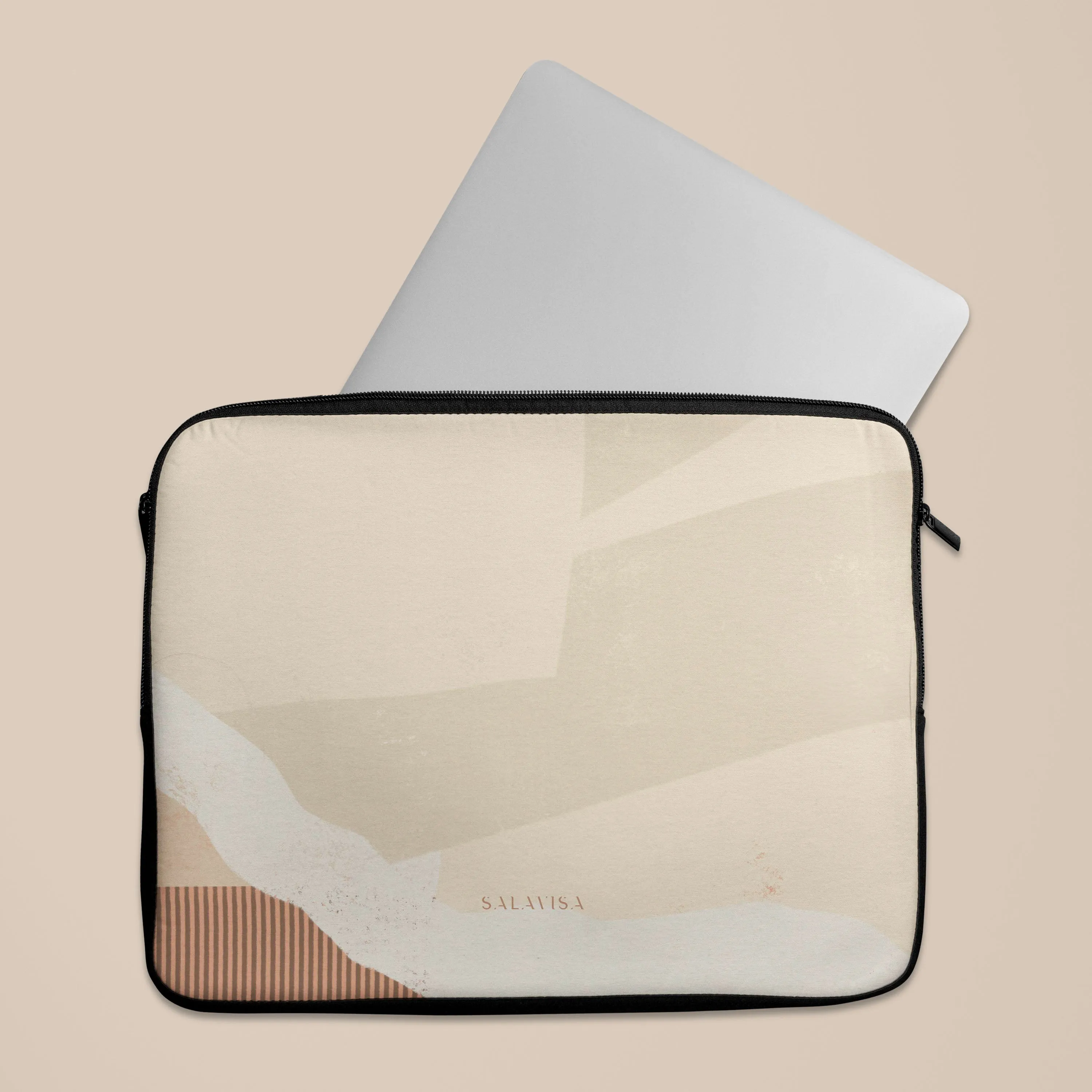 Cream Organic Laptop Sleeve