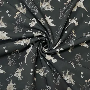 Dinosaurs Softshell Fabric