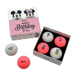 Disney Birthday Volvik Vivid 4-Ball Pack