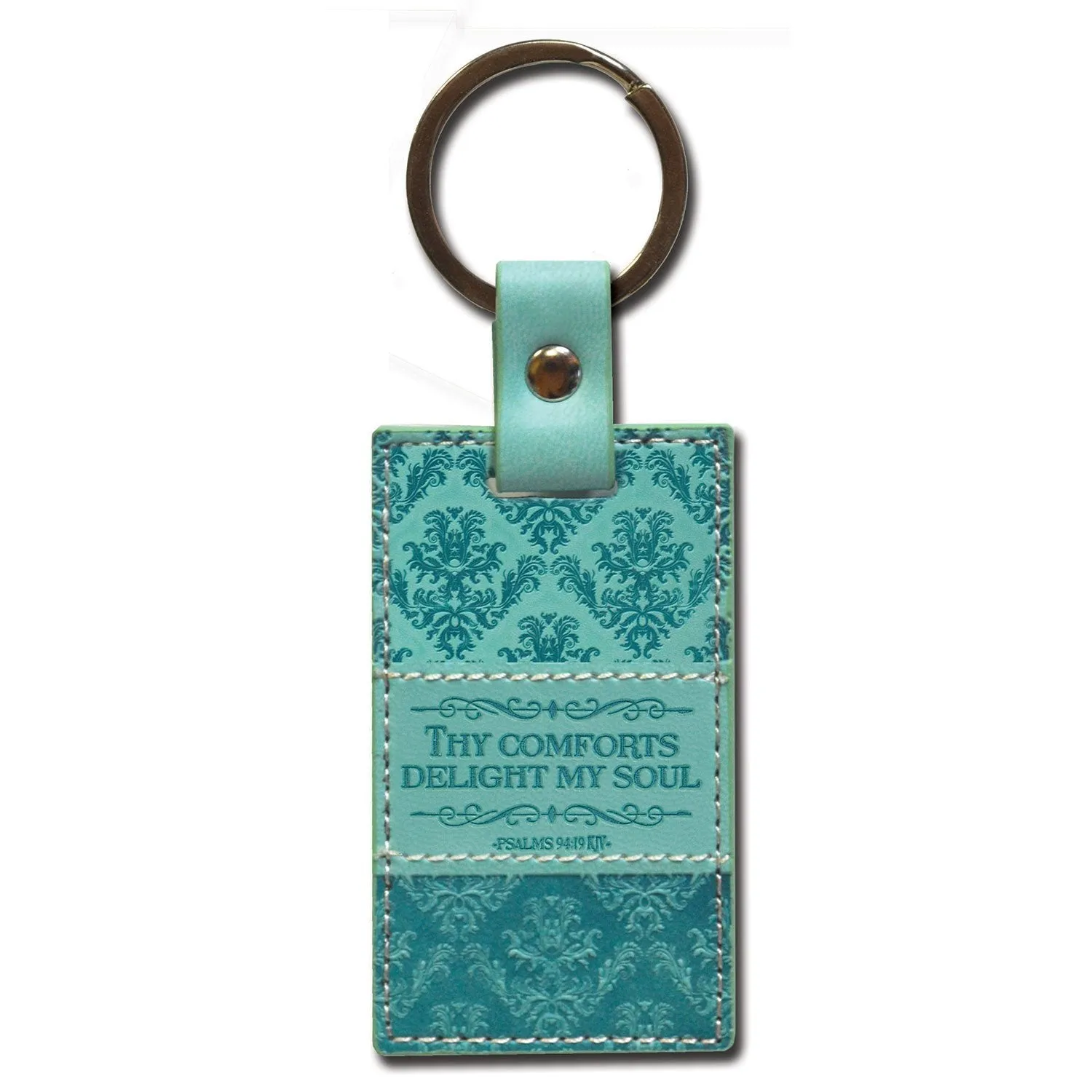 Divine Details: Keychain Teal Green Thy Comforts