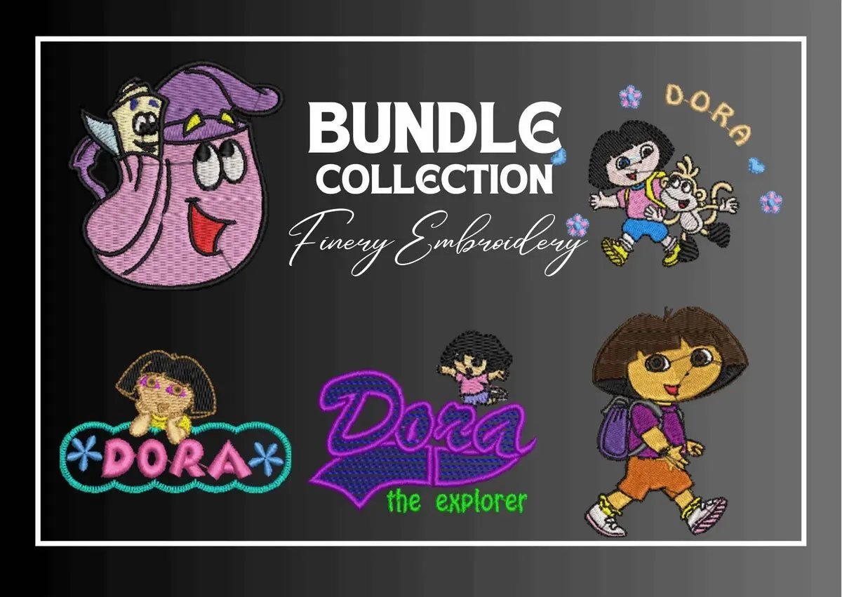 Dora - Pack of 28 Designs - Embroidery Design