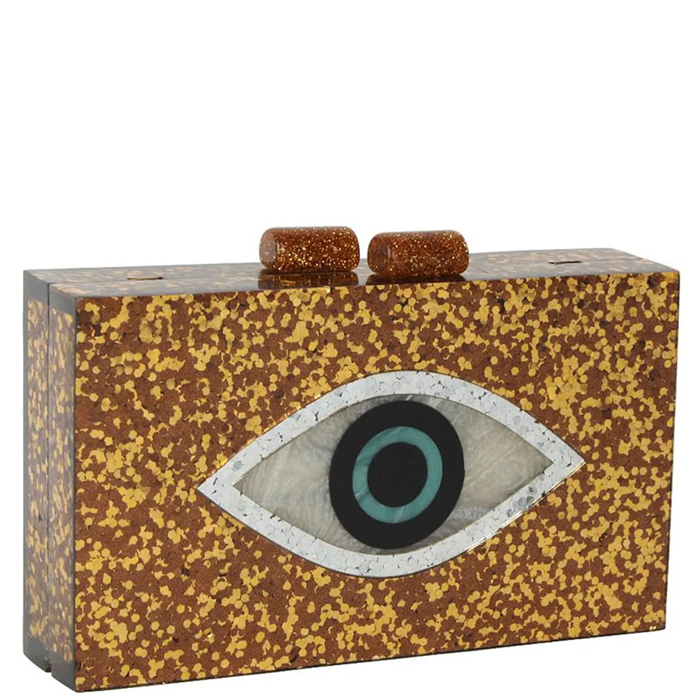 EVIL EYE CLUTCH HANDBAG