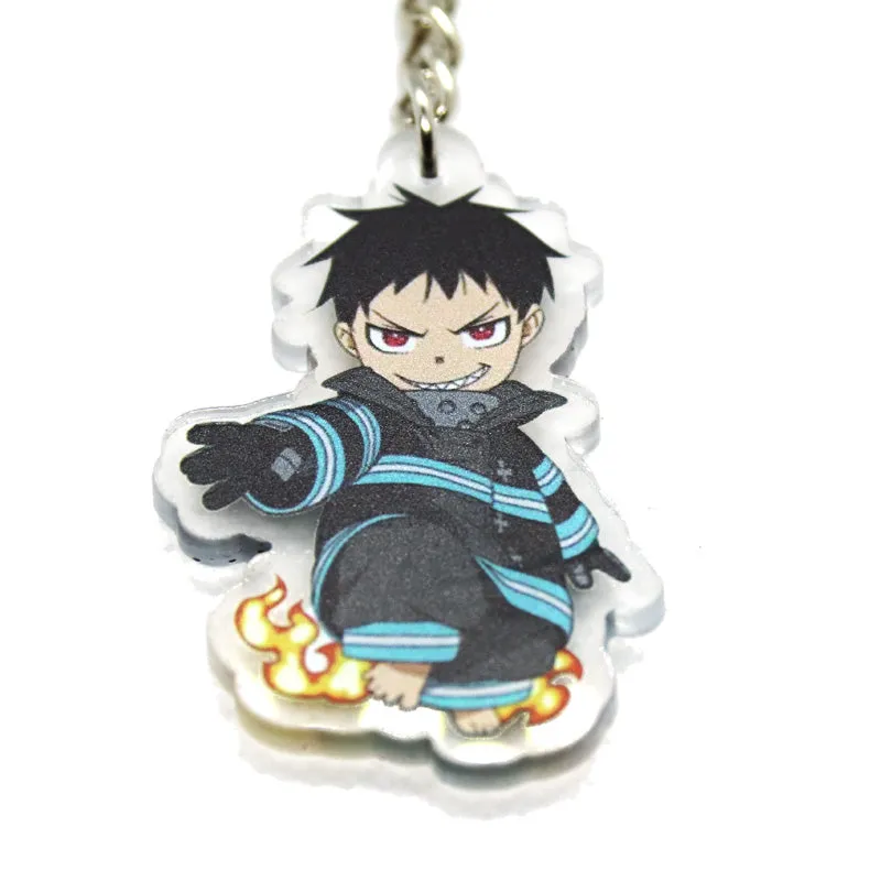 Fire Force Character Acrylic Keychains