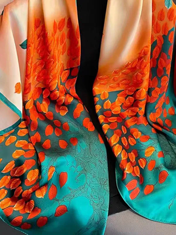 Floral Printed Headband Scarf