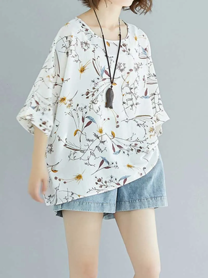 Game of Love Printed Floral Shirt Top