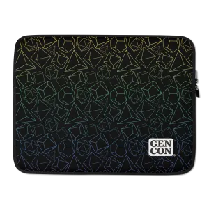 Gen Con Dice Pattern Laptop Sleeve