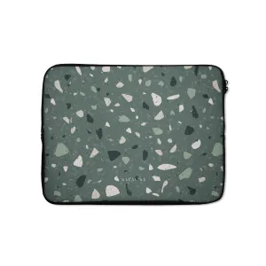 Green Terrazzo Laptop Sleeve