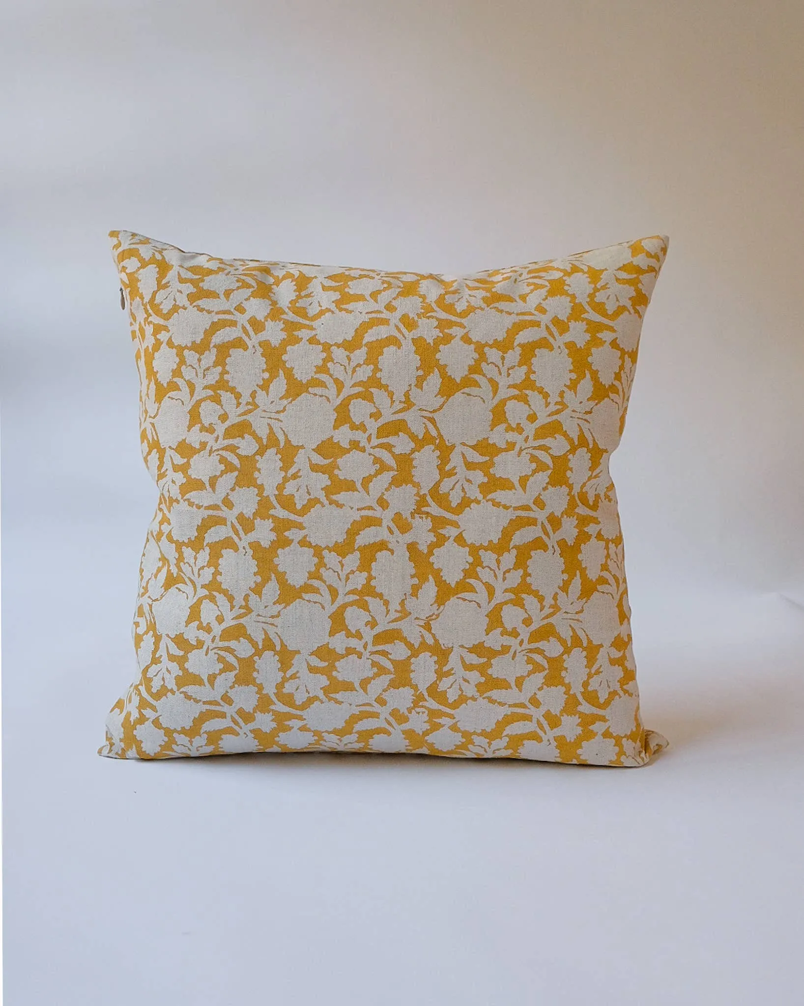 Hand Block-printed Linen Pillowcase