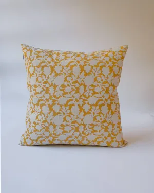 Hand Block-printed Linen Pillowcase