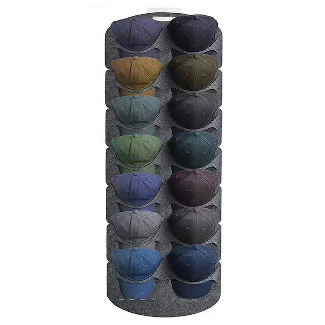 Hanging Hat Organizers For Baseball Cap Felt Storage Holders