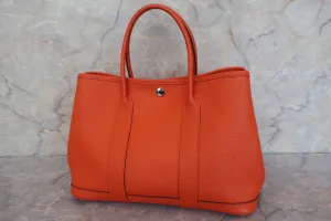 HERMES／エルメス ガーデンパーティTPM カントリー フー □R刻印 トートバッグ 600090034