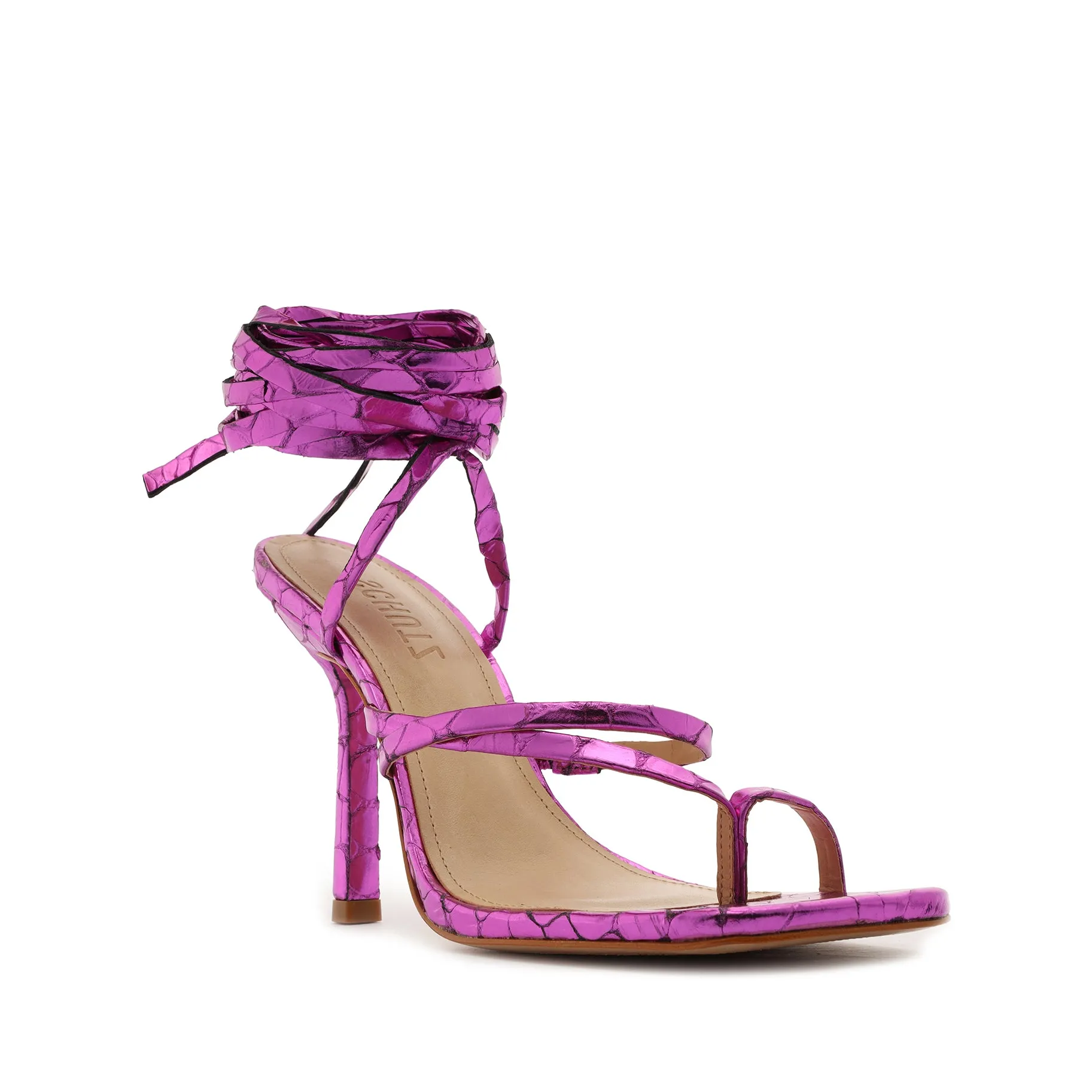 Lily Metallic Leather Sandal