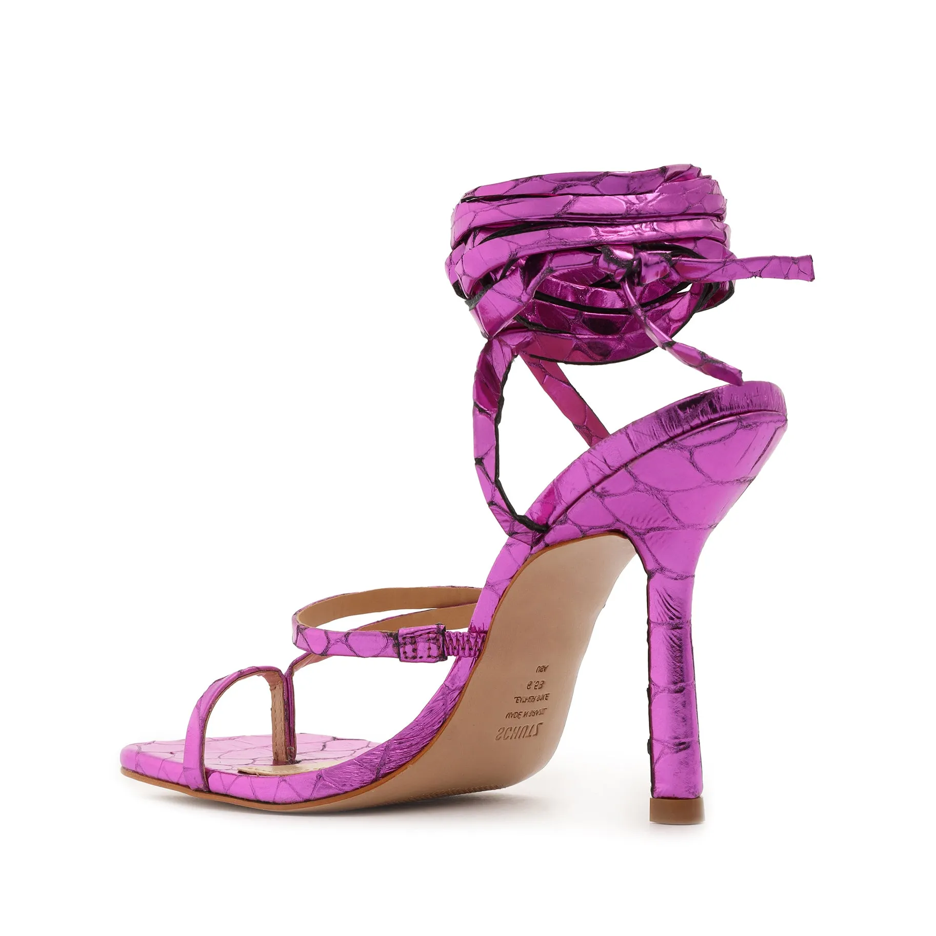 Lily Metallic Leather Sandal