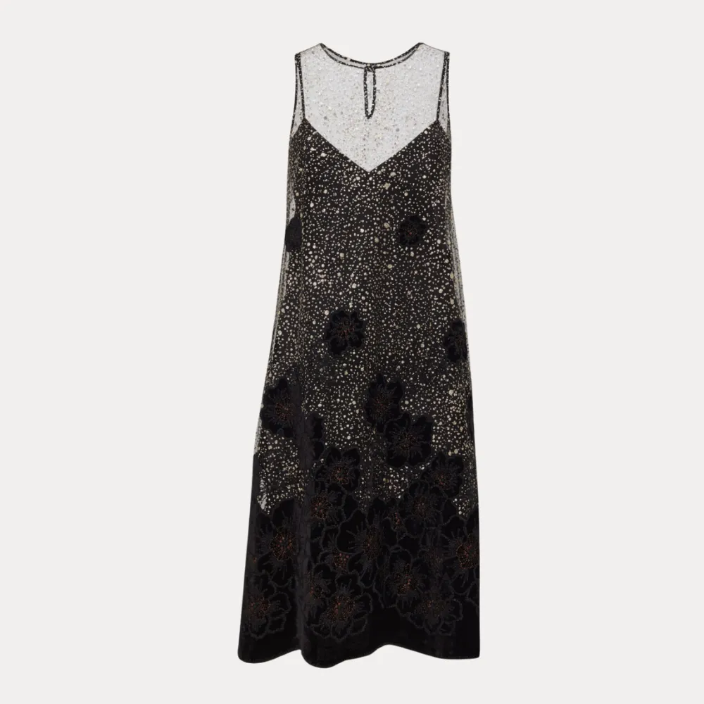 Loretta Caponi Aster Dress - Evening Drops