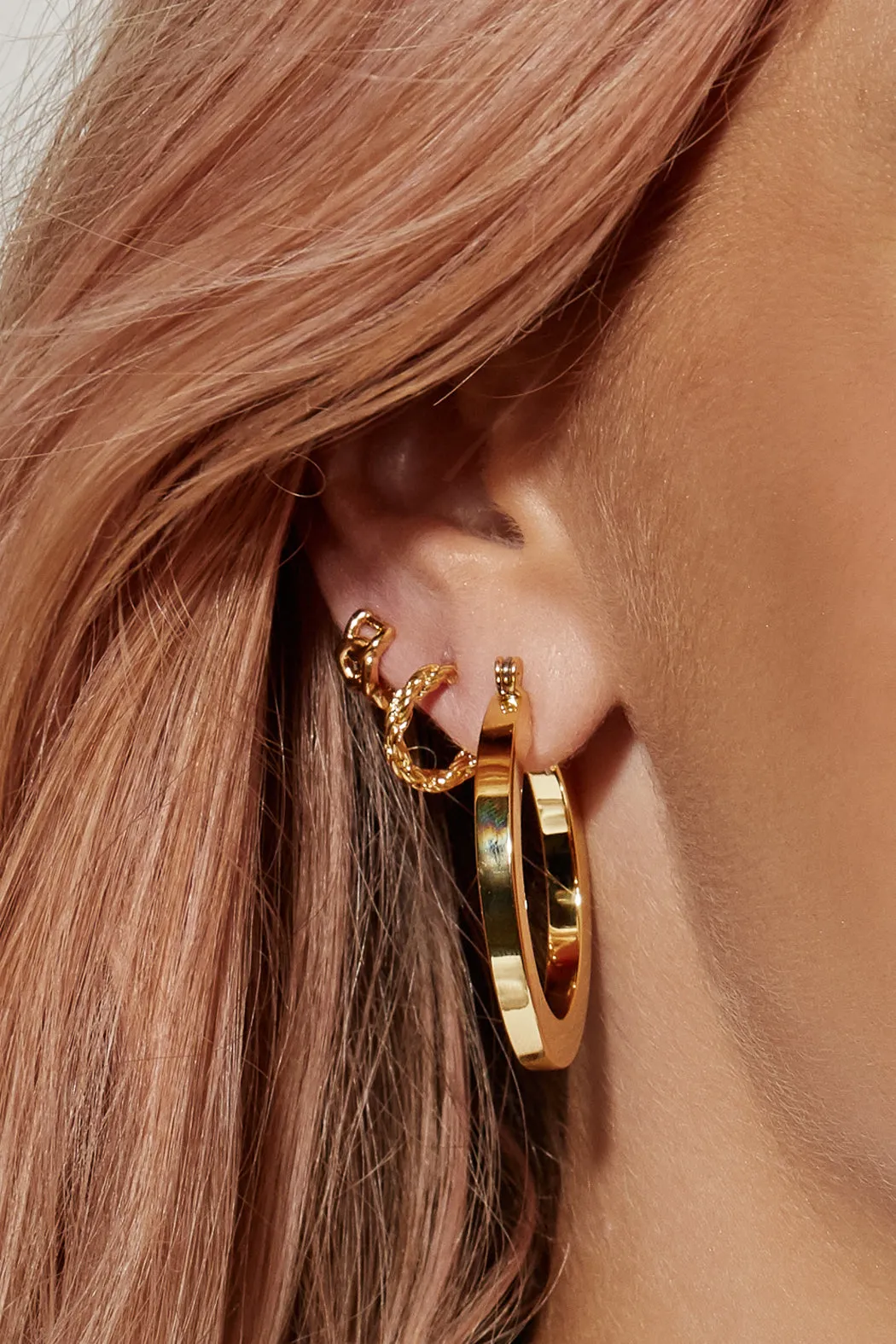 Luv Aj - Celine Hoops - Gold