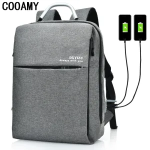 Man Laptop Backpack School Bag For Notebook Business Laptop Computer Bag with USB Charger New Travel Shoulder Bag For Women