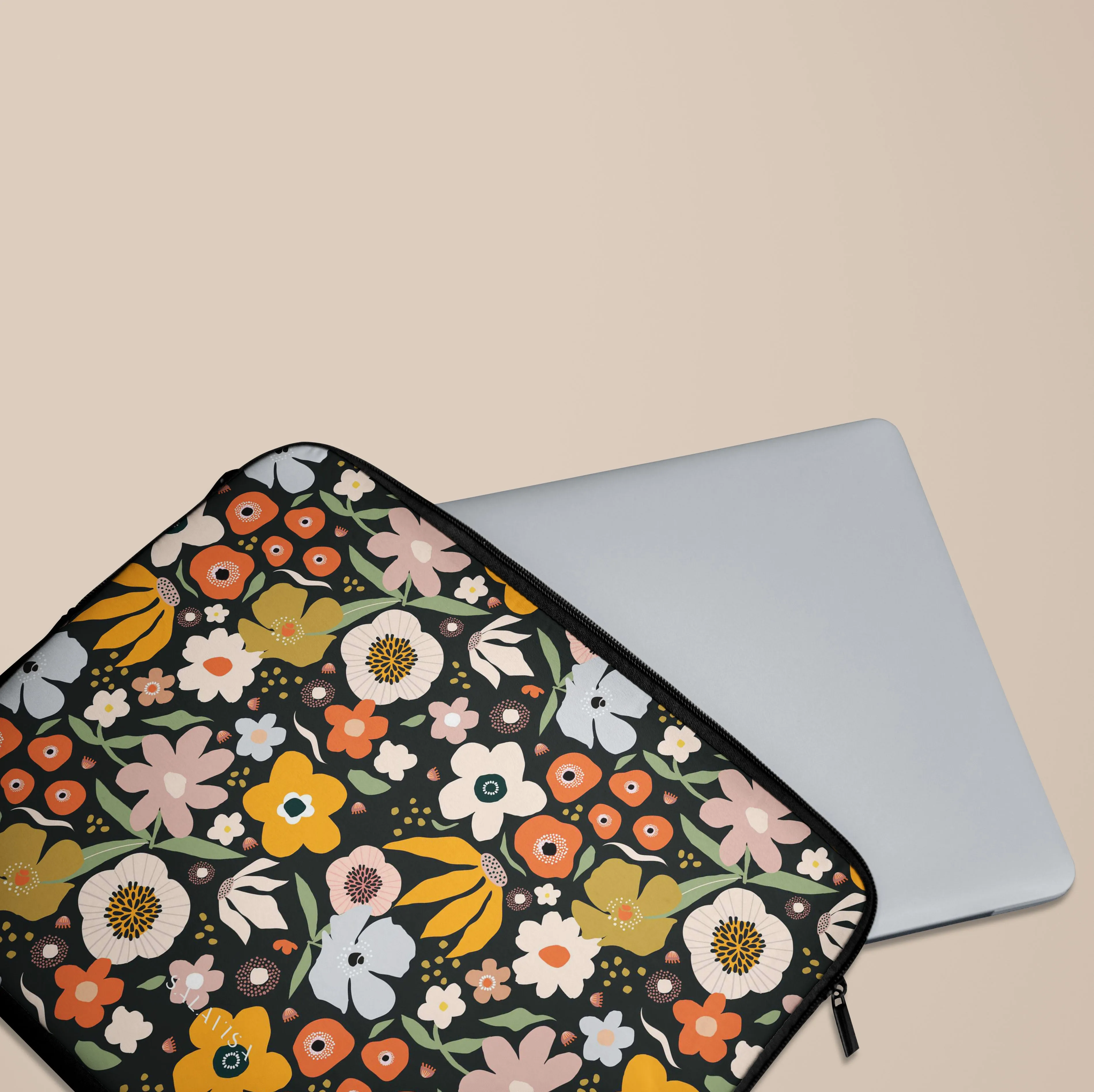 Multi Colors Bouquet Laptop Sleeve