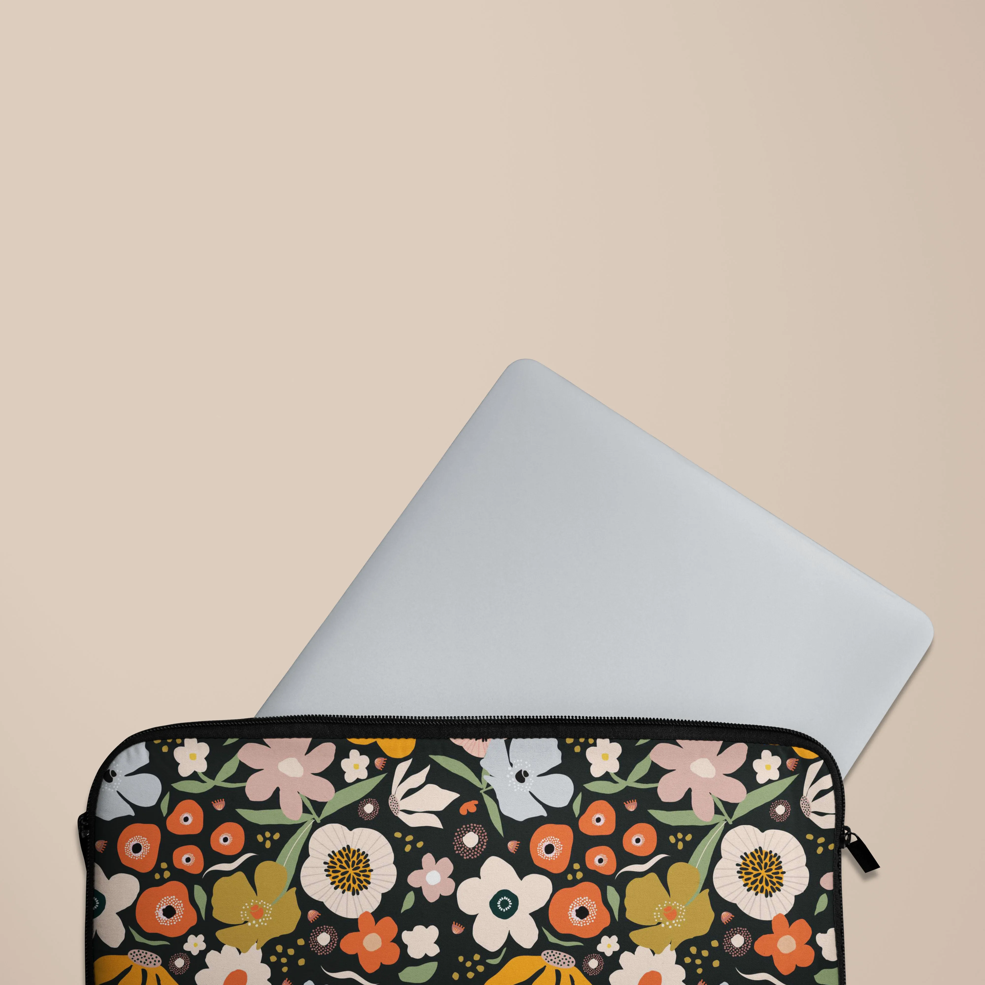 Multi Colors Bouquet Laptop Sleeve