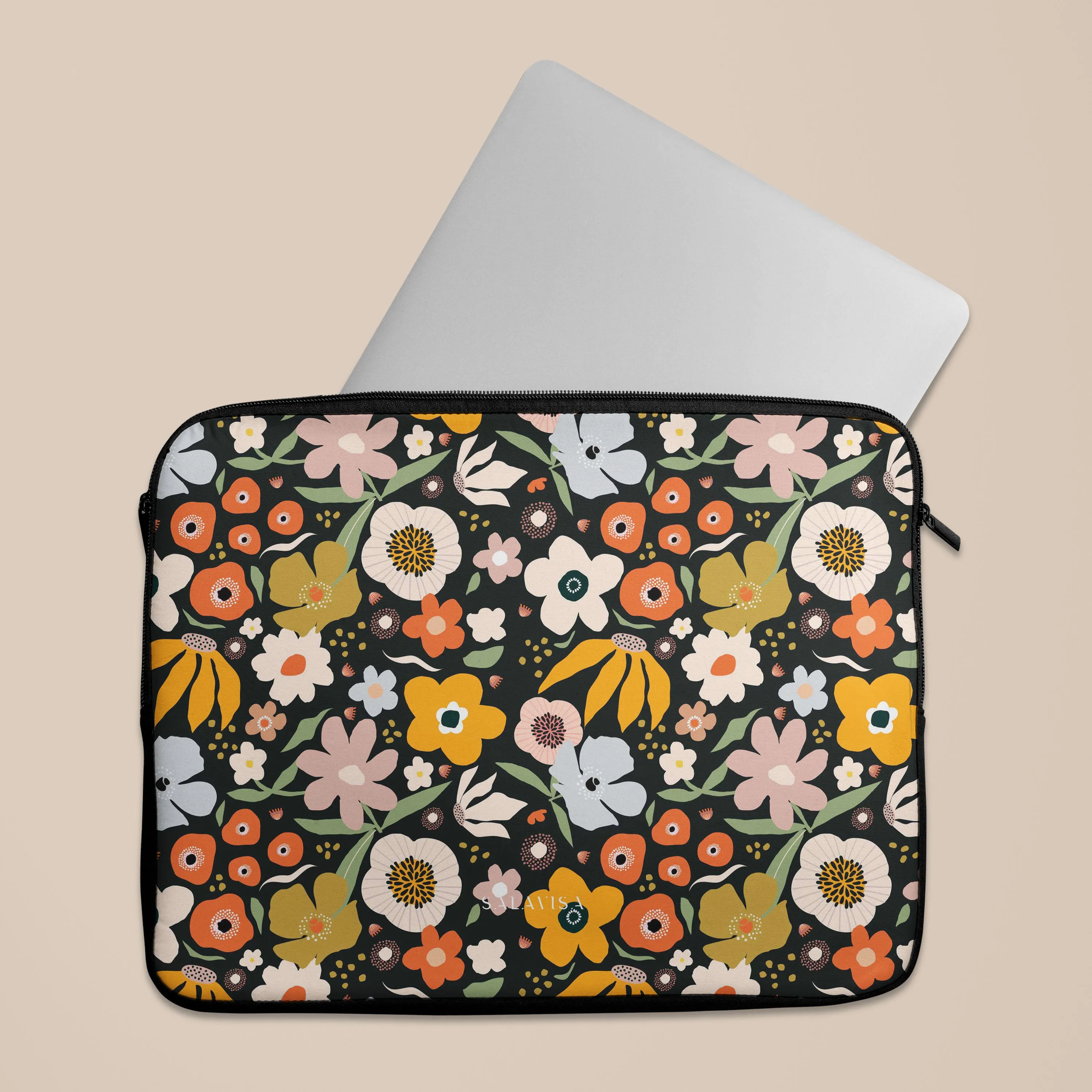 Multi Colors Bouquet Laptop Sleeve