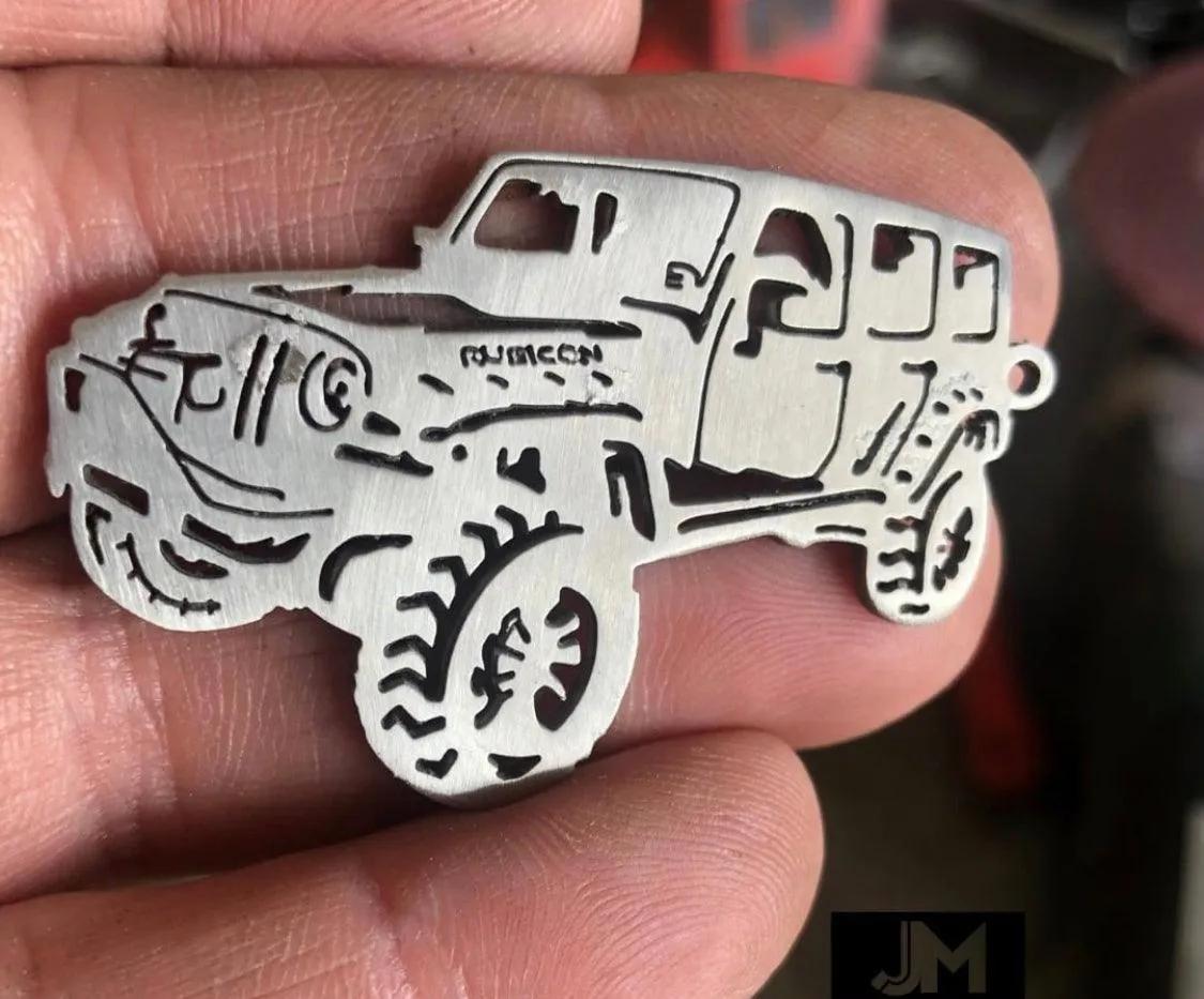 Off road vehicle UTV 4x4 Lifted Keychain