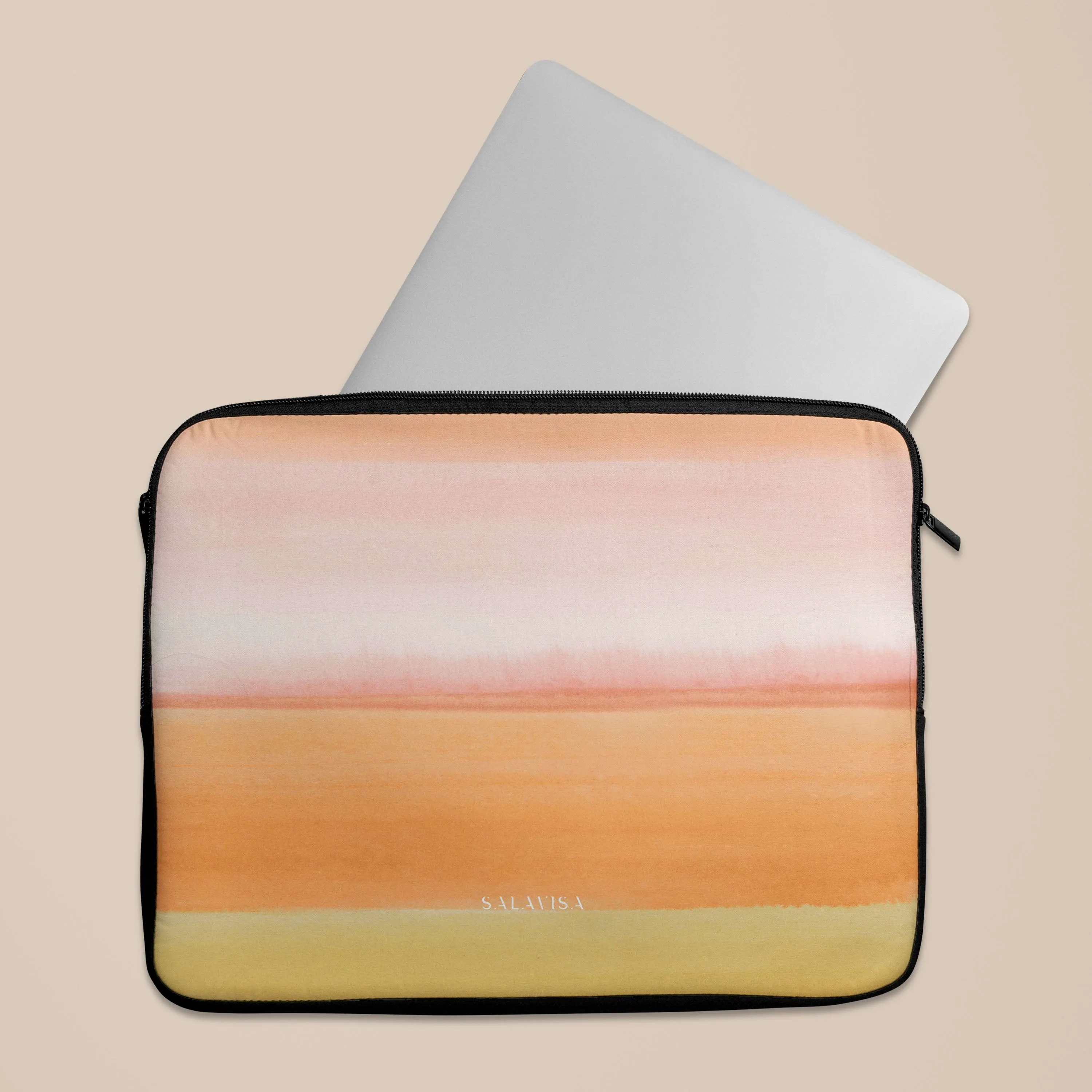 Orange Sunset Tie Dye Laptop Sleeve