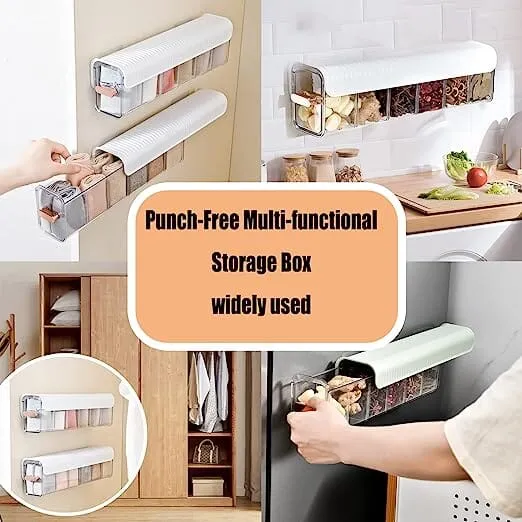 Punch-Free Multi-Functional Storage Box