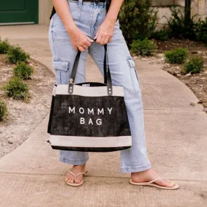 "Mommy Bag" Large Black Market Tote