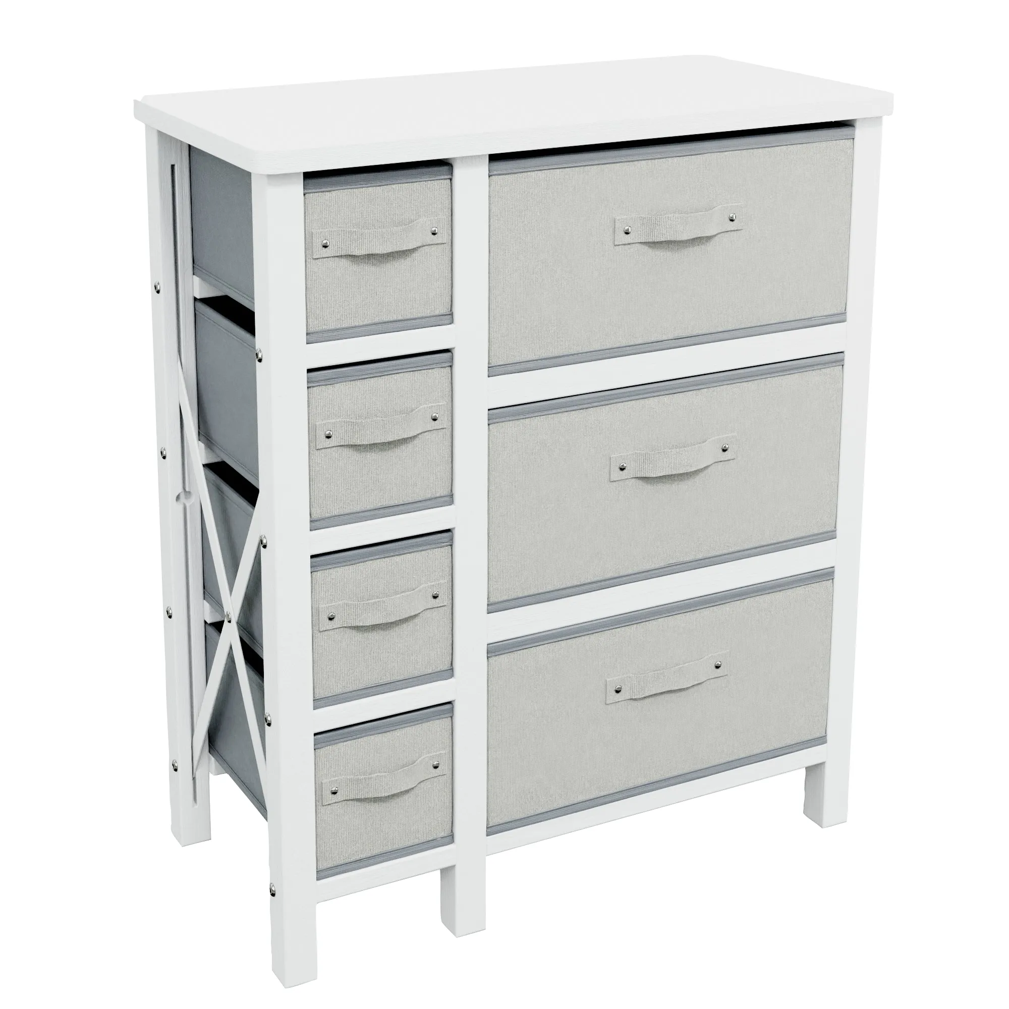 Seven-Drawer Fabric Storage Organizer