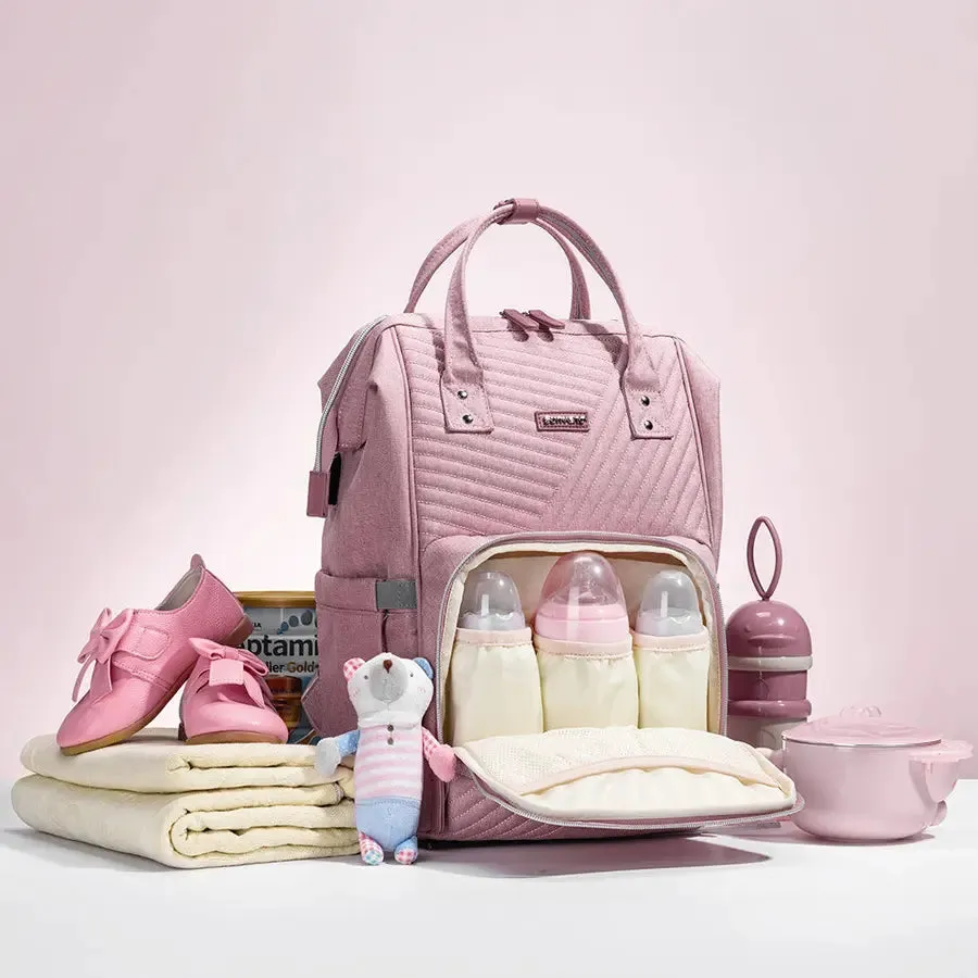 Sunveno Diaper Bag (Nova Pink)