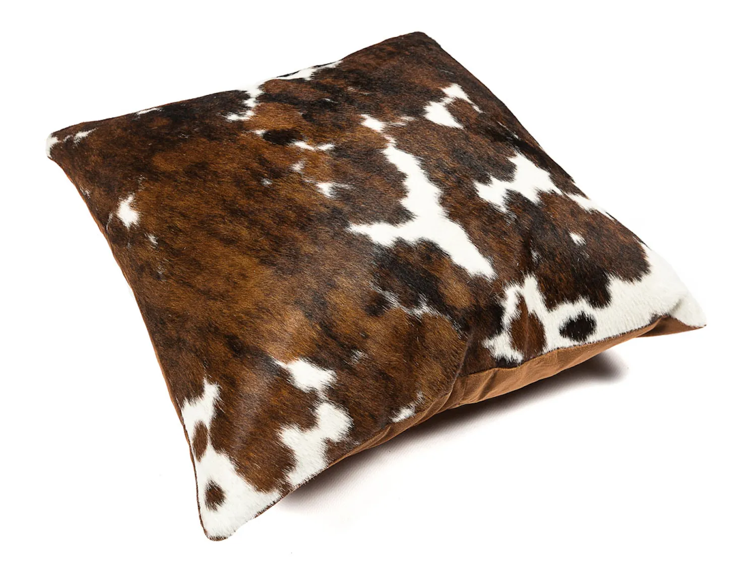 Tri Colour Cow Hide Cushion