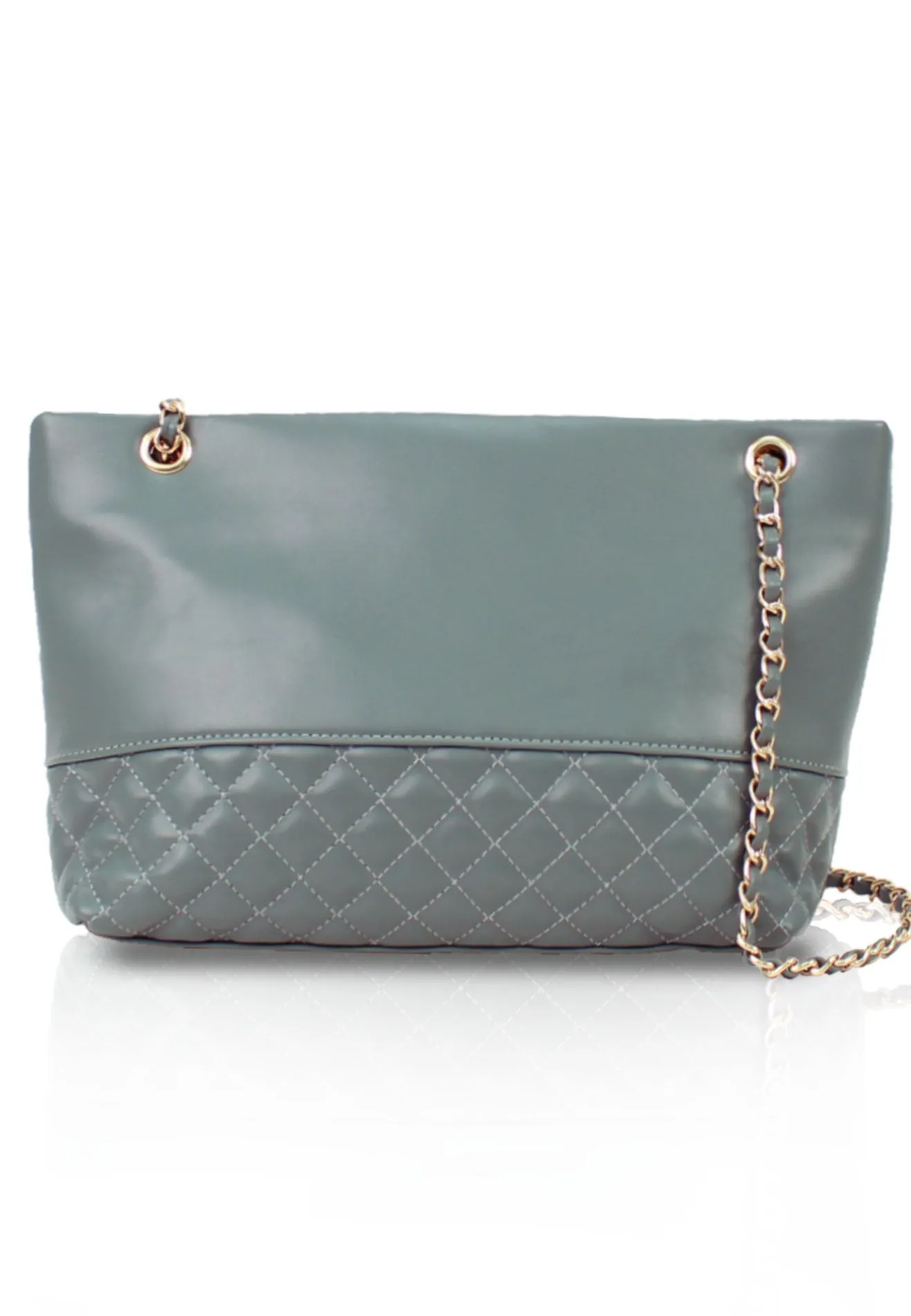 VOIR Mid-Size Quilted Bottom Shoulder Bag