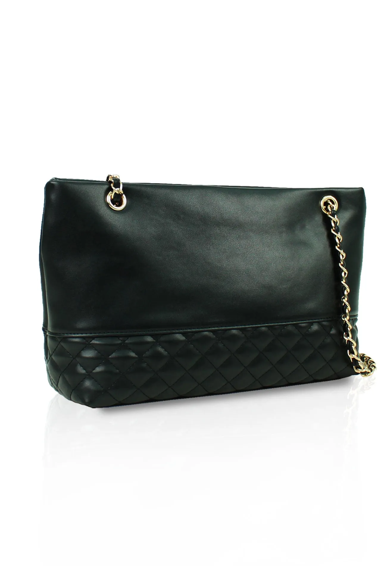 VOIR Mid-Size Quilted Bottom Shoulder Bag