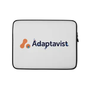 White Laptop Sleeve 13" - Adaptavist Logo People Design